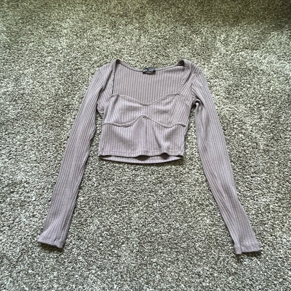 Zara corset detail top